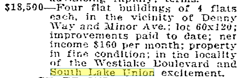 What is South Lake Union?