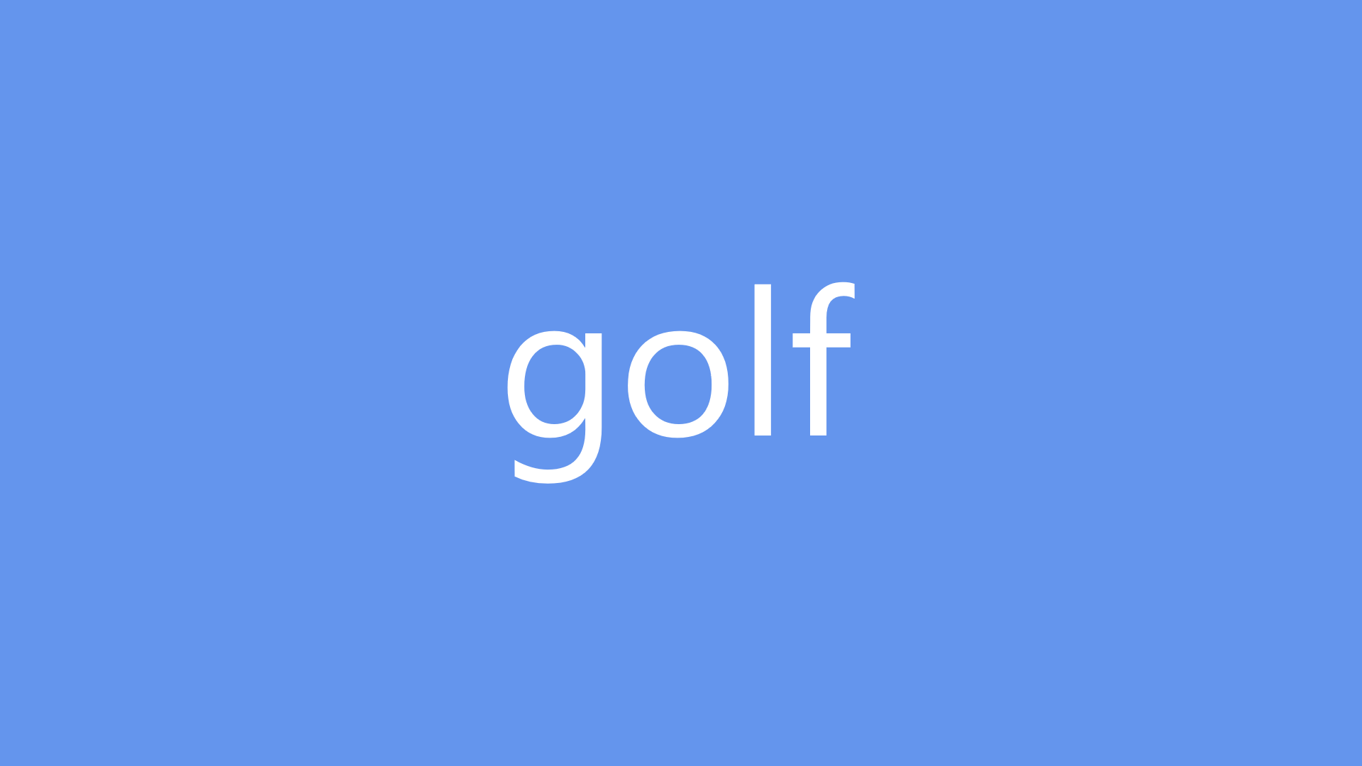 golf