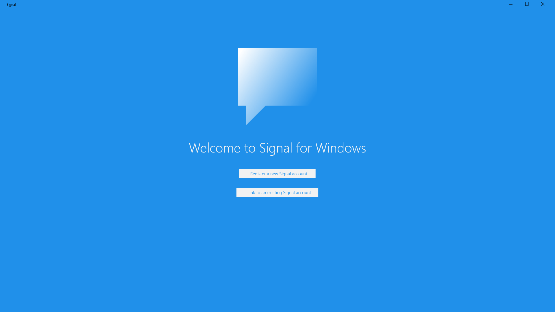 Signal for Windows: Multiple Views and Background Task Blues
